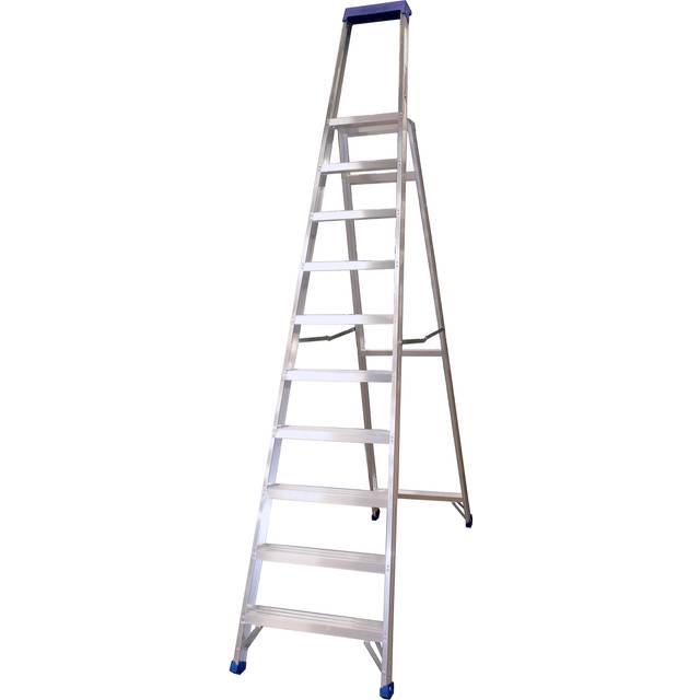 Skeppshultstegen 5050-10 Trappstege med hylla 10 steg, 2325 mm