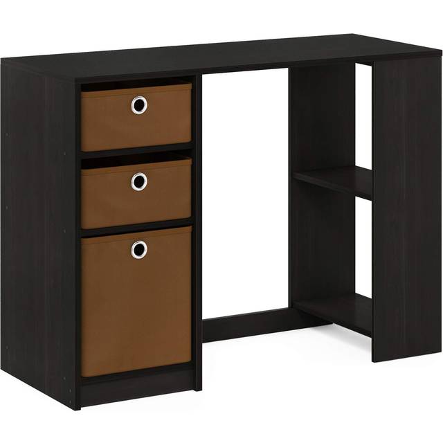 Furinno JAYA Modernt datorskrivbord, skrivskrivbord, studieskrivbord, espresso
