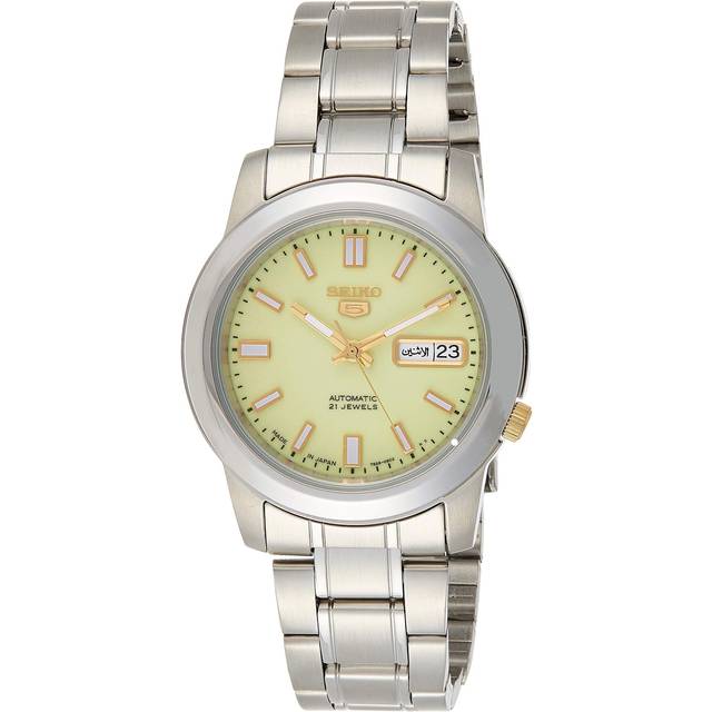 Seiko 5 Stainless Steel Green Dial Automatic SNKK19 SNKK19J1 SNKK19J Men's Watch