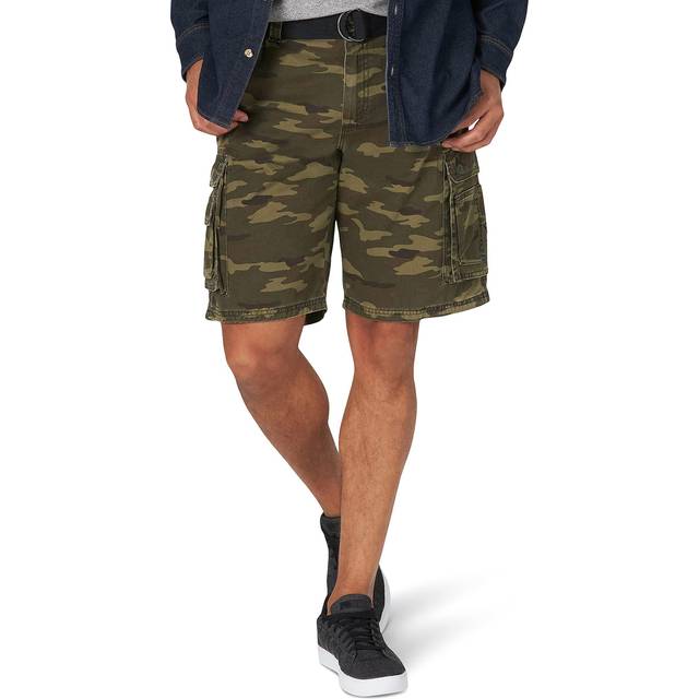 Lee mens Dungarees New Belted Wyoming cargo Shorts  combat camo  42 US