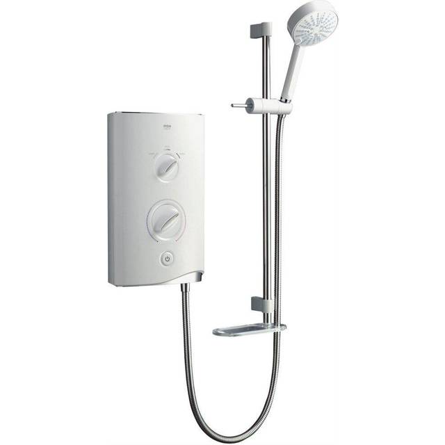 Mira Sport 9.0kW Chrome &amp; White Electric Shower 1.1746.002