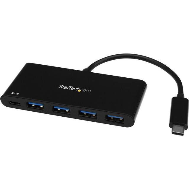 StarTech.com USB-C-hubb med 4 portar och Power Delivery - USB-C till 4x USB-A - USB 3.0-hubb