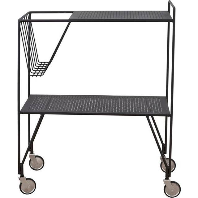 Serveringsvagn Svart (81x65x40 cm.)