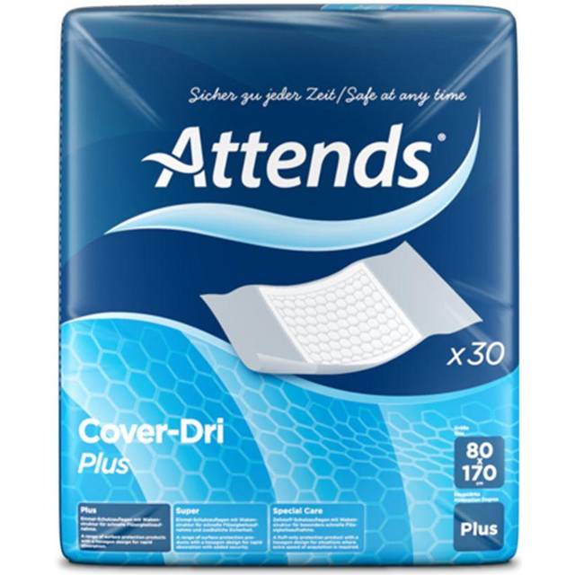 Hygienunderlägg engångs - 80x170cm 75g Cover Dri Plus av - 30 st