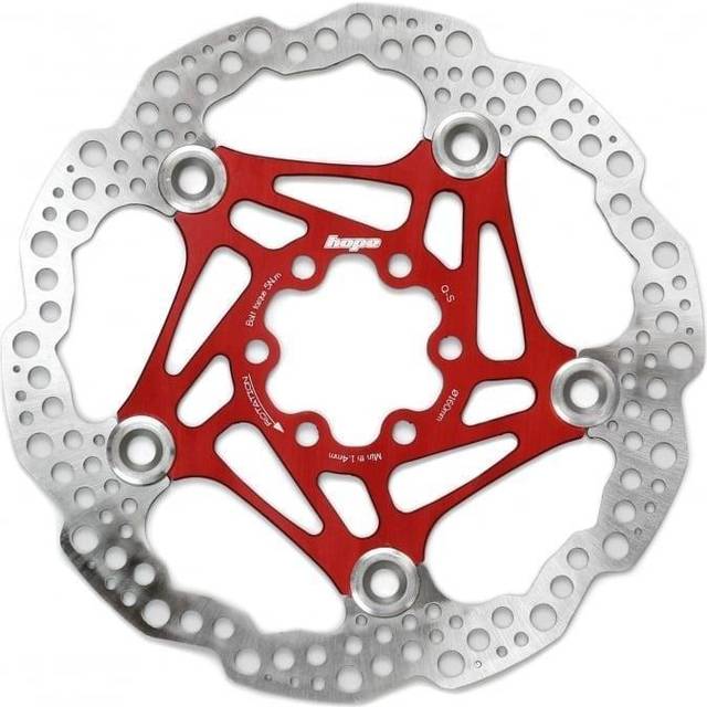 Hope Floating Rotor - Red / 140mm / 6 Bolt