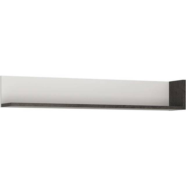 Zingaro Wall Shelf 133 Cm In Grey And White