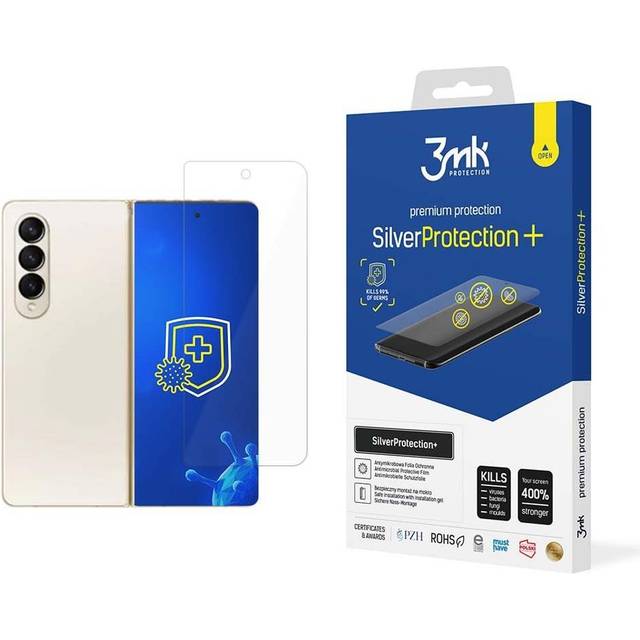 3MK Galaxy Z Fold 4 Plastfilm skÃ¤rmskydd Silver Protection+