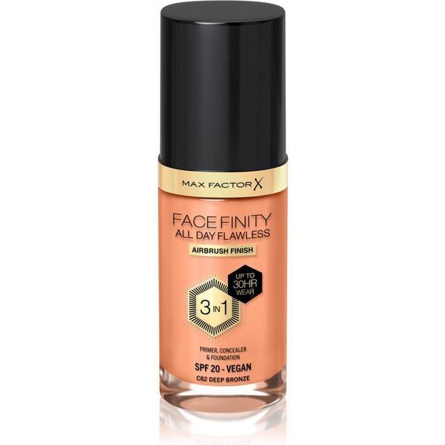 Max Factor Facefinity All Day Flawless 3 In 1 Foundation 82 Djup Brun 30ml