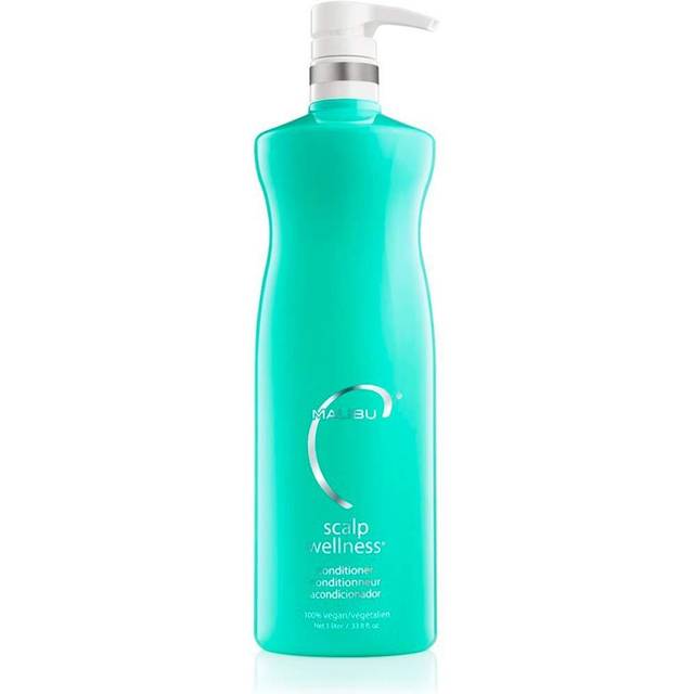 Malibu C Scalp Wellness Conditioner (33.8 oz) - Scalp Soothing Hair Conditioner with Eucalyptus + Spearmint Oil - Sulfate-Free Moisturizing Dry Scalp