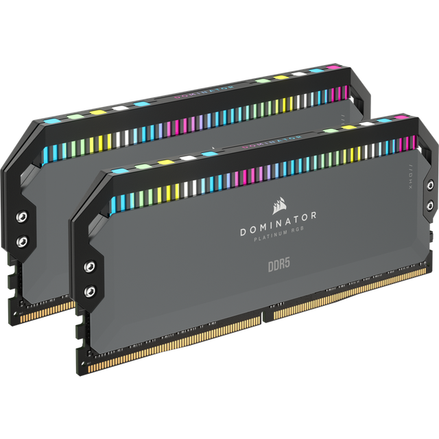 Corsair Dominator Platinum RGB EXPO 32GB (2X16GB) DDR5 PC5-48000C30 6000MHz Dual Channel Kit - Black (CMT32GX5M2B6000Z30K)