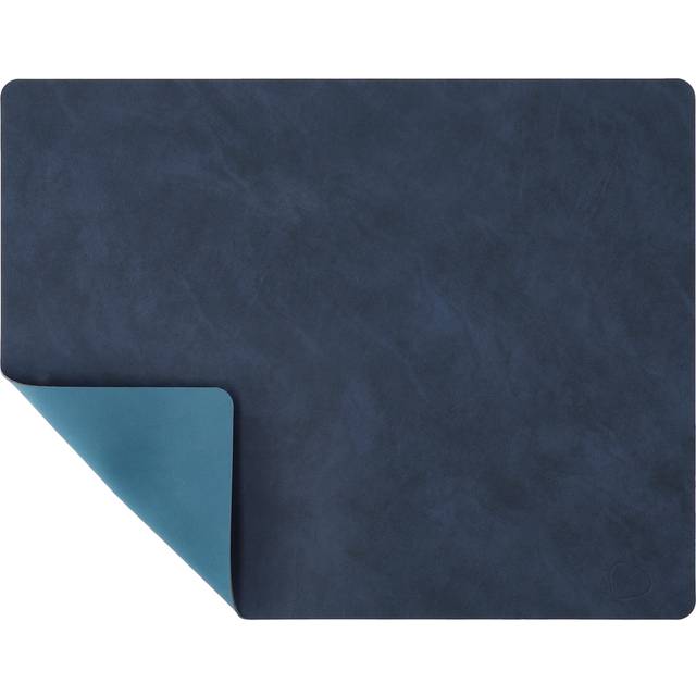 LIND DNA Nupo bordstablett vändbar square L 1 st Midnight blue-petrol - Blå