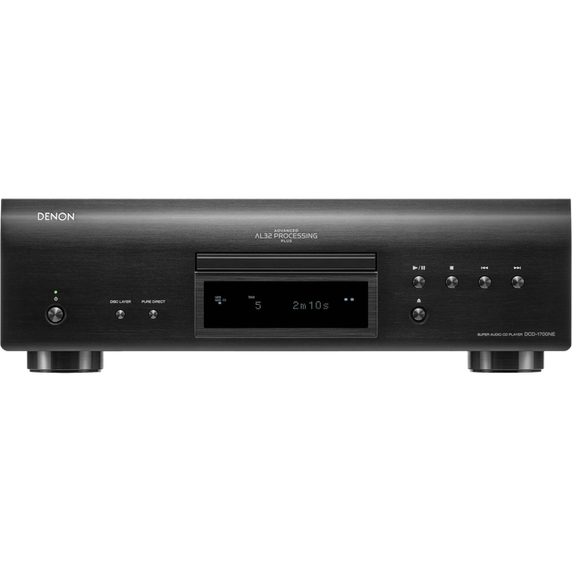 DENON DCD-1700NE, CD-/SACD-spelare, Färg Svart
