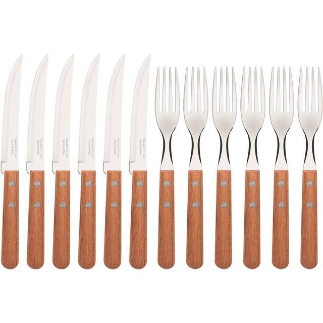 Tramontina - Biffbestickset 12-pack - Natur