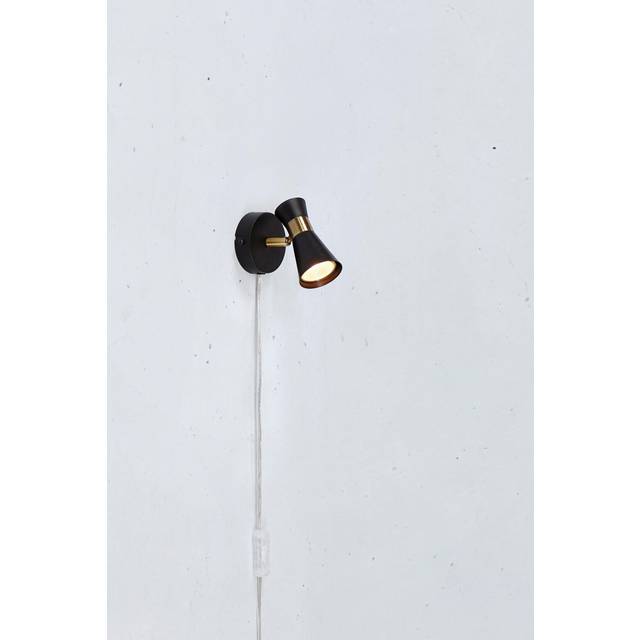 Vägglampa Markslöjd Folie Vit