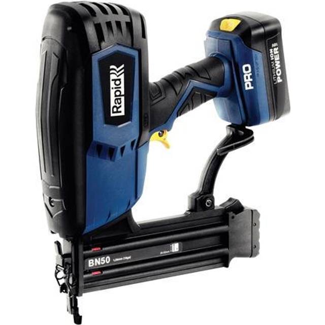 Rapid 5001121 PRO BN50 Cordless Brad Nailer 18 Gauge 18V 2 x 2.0Ah...