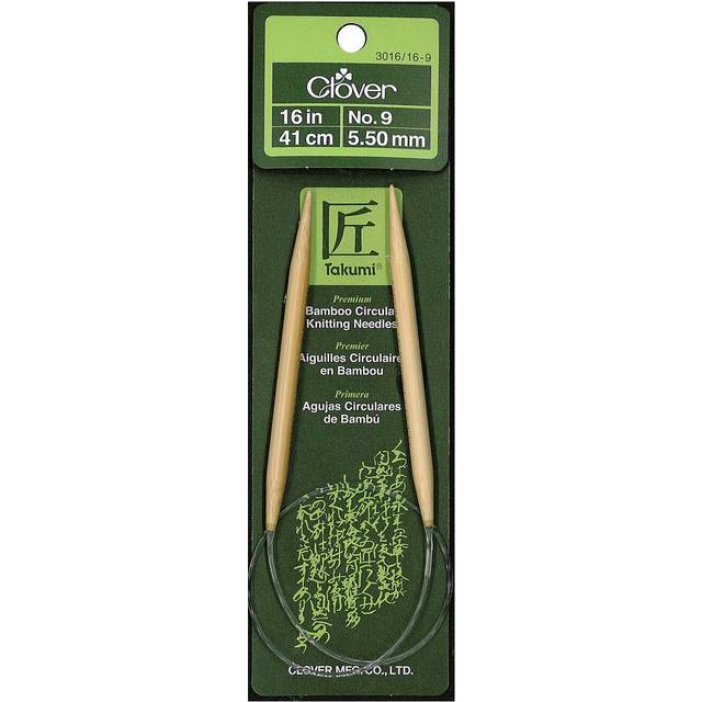 "Takumi Bamboo Circular Knitting Needles 16""-Size 9/5.5mm 1616-9"