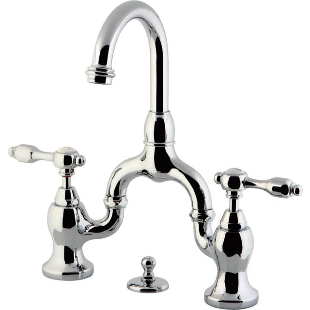 Kingston Brass KS7991TAL Bridge Bathroom Faucet  Polished Chrome