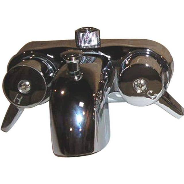 Barclay 195-S-CP Universal Tub Converto Shower Spout with Handles and F3/8-Inch Connection