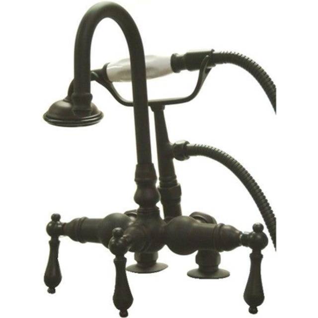 Kingston Brass CC13T5 Vintage 3-3/8-Inch Deck Mount Tub Faucet with Ha