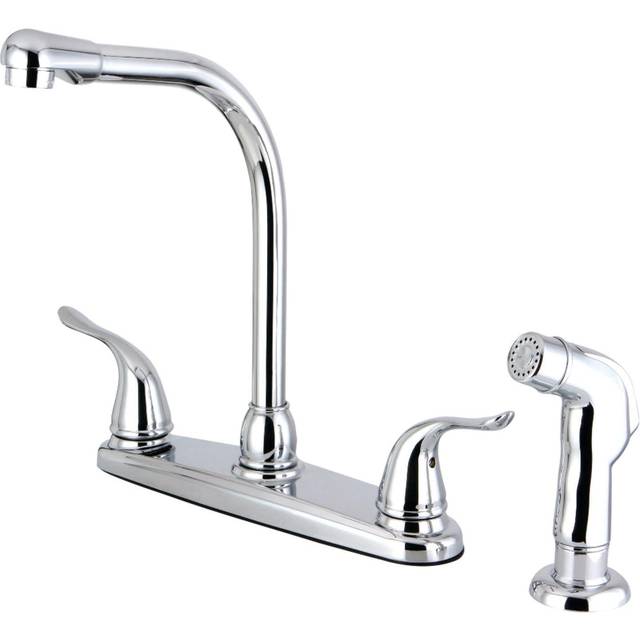 Kingston Brass FB2751YLSP Yosemite 8-Inch Centerset Kitchen Faucet wit