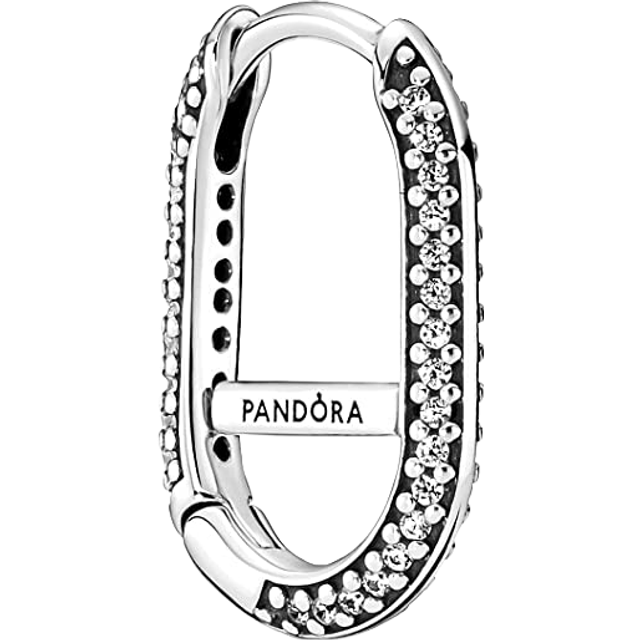 Pandora Me Pavé Link Single Earring - Silver