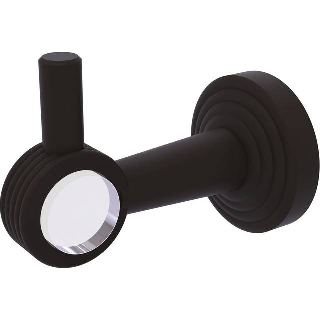 Pacific Beach Collection Robe Hook with Groovy Accents - Oil Rubbed Bronze