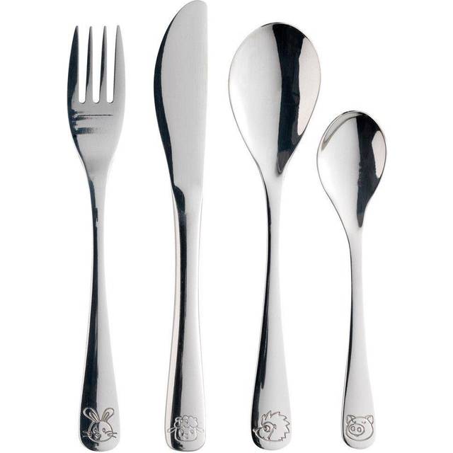 Mini Childrens Cutlery 4-pack, Stainless Steel