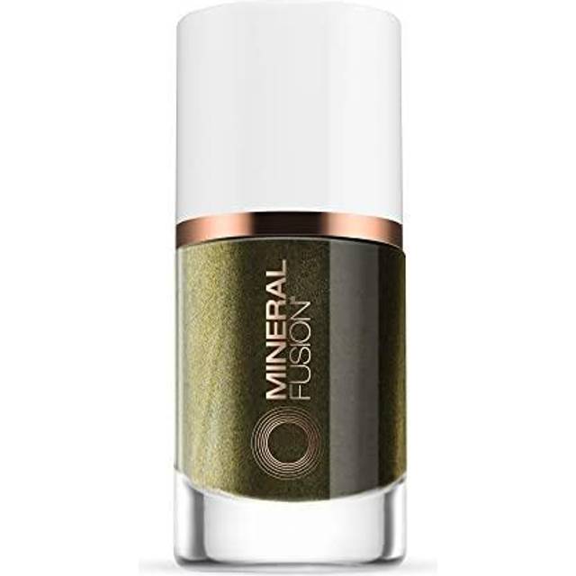 Mineral Fusion Nail Polish  Dark Glitter Gold  Gold Rush Gold Rush 033 Fl Oz Pack of 1