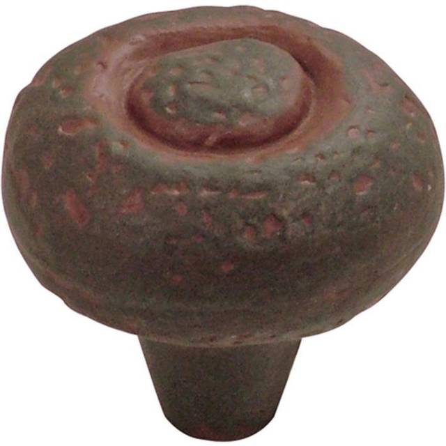 Hickory Hardware 1 Pack Solid Core Kitchen Cabinet Knobs  Luxury Cabinet and Dresser Knobs  Handle Pulls for Doors & Drawers  1-1/2 Inch  Ru