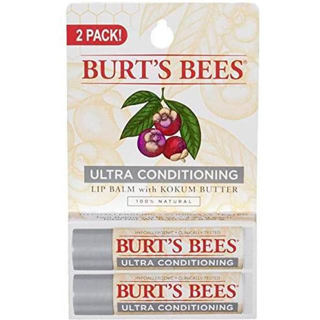Burts Bees 2 Pack Ultra Conditioning Lip Balm  0.3 OZ