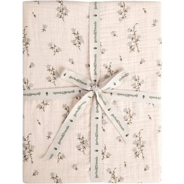 Garbo&Friends Bluebell Muslin fitted sheet 60x120x20 cm