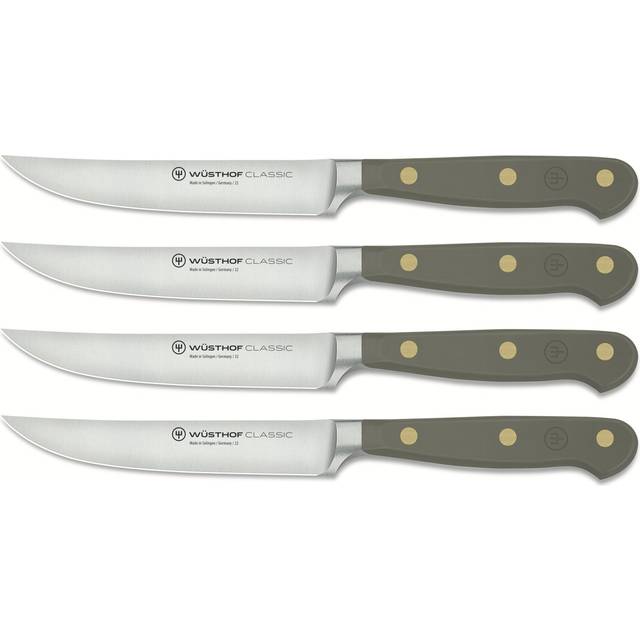 Wüsthof Classic Colour 4-piece Steak Knife Set Velvet Oyster (WT1061760401)