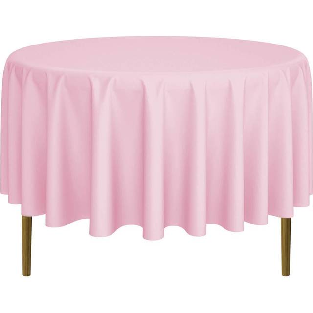 Lann's Linens Rund Premium 90 Inch Rund Pink Dug Pink