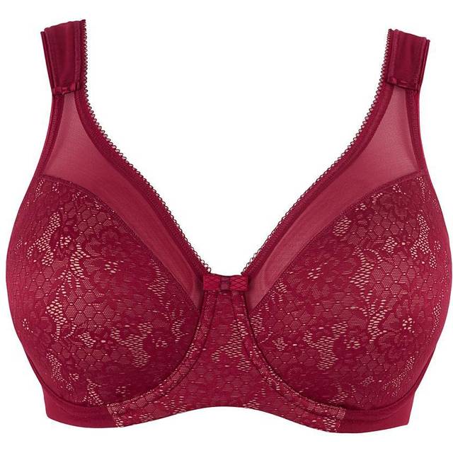 Berlei Beauty Lace Minimiser Bra Burgund - Burgundy - 34D
