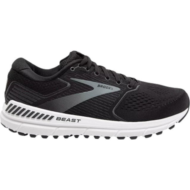 BROOKS Mens Beast 20 Wide Fit Running Trainers - UK 7 / Black
