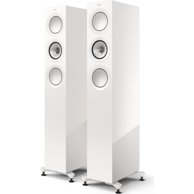 KEF R5 Meta Floorstanding Speakers Black Gloss