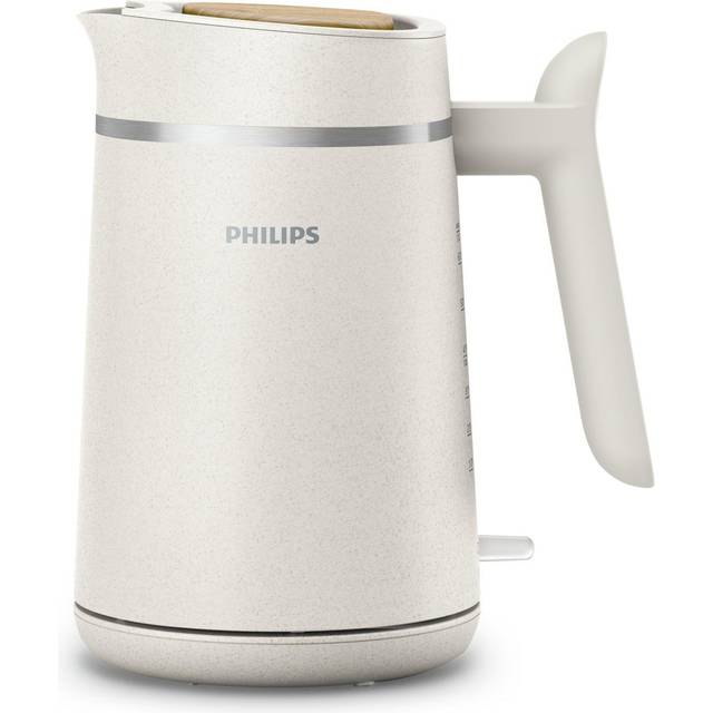 Philips HD9365/10 Conscious Collection Organic Kettle 100% Recycled Plastic Sustainable 2200 Watt 1.7 Litre Capacity Cream