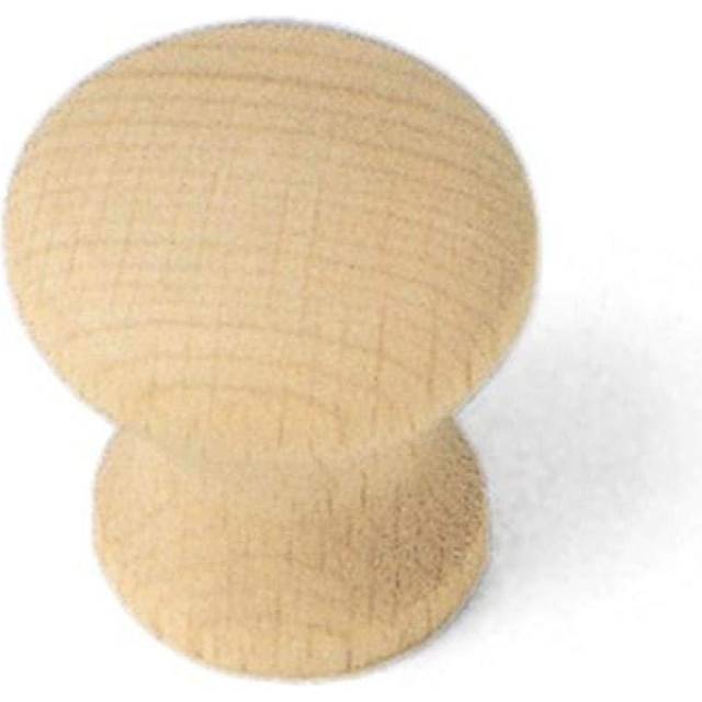 Laurey 33301 Au Natural Wood Cabinet Knob  1.25 Inch  Unfinished