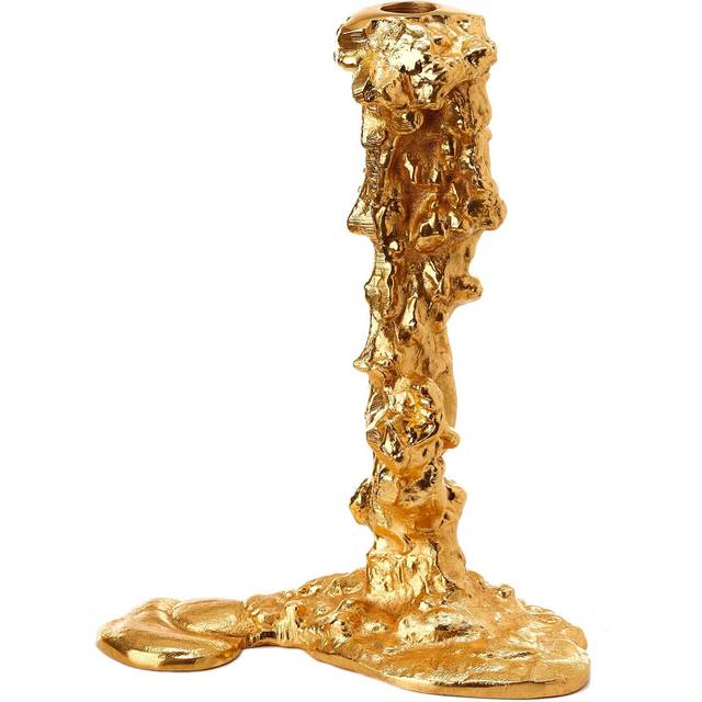Polspotten - Drip Candle Holder  - Ljusstake - Gold - large - L11 x W18 x H25 cm