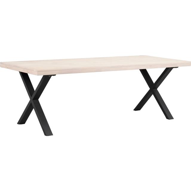 Rowico Brooklyn Matbord (170 cm, Vitoljad ek, Kryssben)
