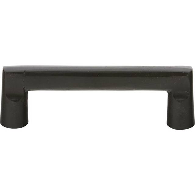 Emtek 86335FB 6 in. Bronze Rail Cabinet Pull, Flat Black