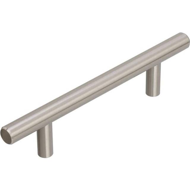 Amerock  Cabinet Pull  Sterling Nickel  334 inch 96 mm Center to Center  Bar Pulls  10 Pack  Drawer Pull  Drawer Hand