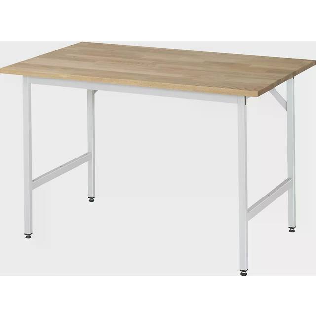 RAU frame 30 x 30 mm, solid beech panel, frame 30 x 30 mm, solid beech panel, WxD 1250 x 800 mm, light grey - light grey RAL 7035