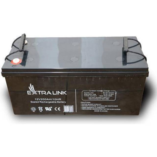 Extralink AKUMULATOR BATTERY ACCUMULATOR AGM 12V 200AH - Batterie Sealed Lead Acid (VRLA)