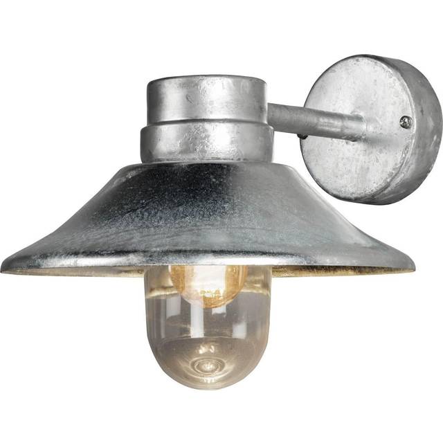 2 - Bulb 26.5" H Outdoor Barn Light - Silver (26.5cm H X 29cm W X 36cm D)
