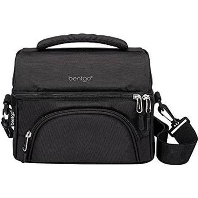 Bentgo Deluxe Lunch Bag - Durable and Insulated Lunch Tote with Zippered Outer Pocket  Internal Mesh Pocket  Padded & Adjustable Straps  & 2-Way Zippe