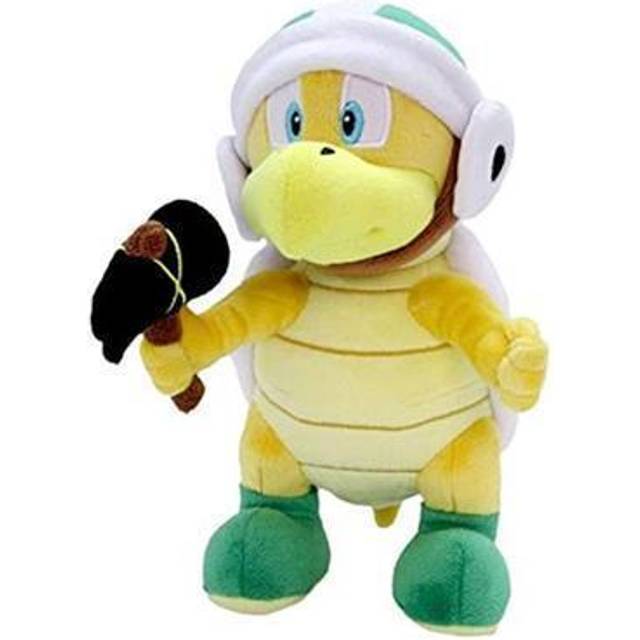 Super Mario Bros 863716 9 in. Hammer Bros Plush Toy, Yellow
