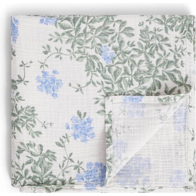 Plumbago Swaddle Blanket Muslin, 110x110 cm