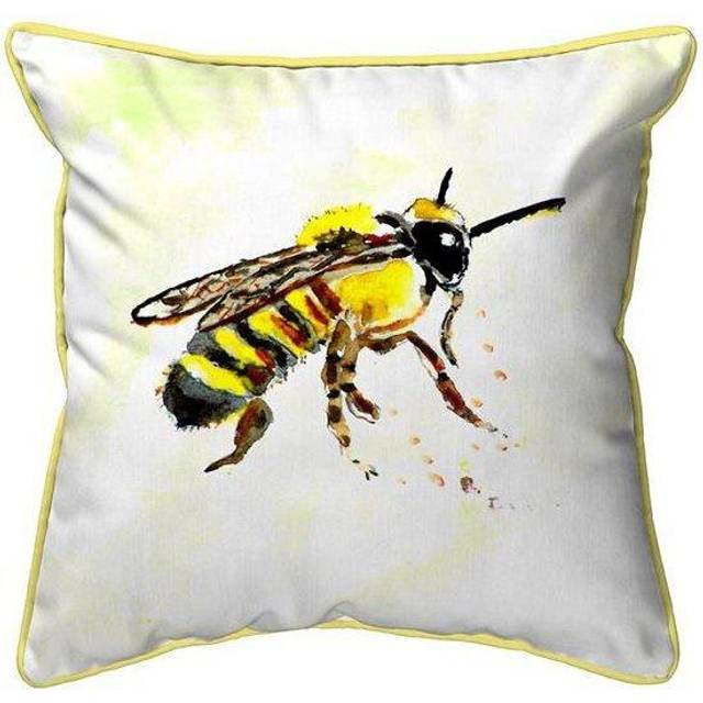 Betsy Drake SN731B 12 x 12 in. Bee Small Indoor & Outdoor Pillow