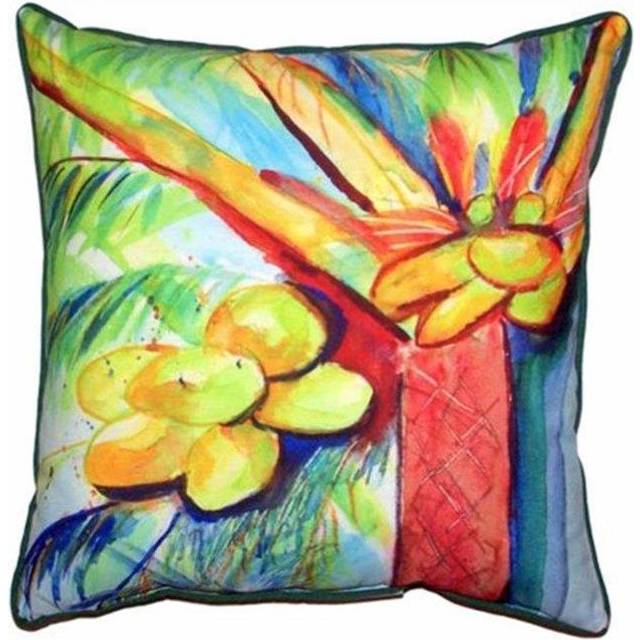 Betsy Drake HJ452 Cocoa Nut Tree Large Indoor & Outdoor Pillow